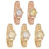 Women  Luxury Quartz Watch Vintage Diamond Stainless Steel Reloj Mujer Girls Clock Ladies Wristwatch