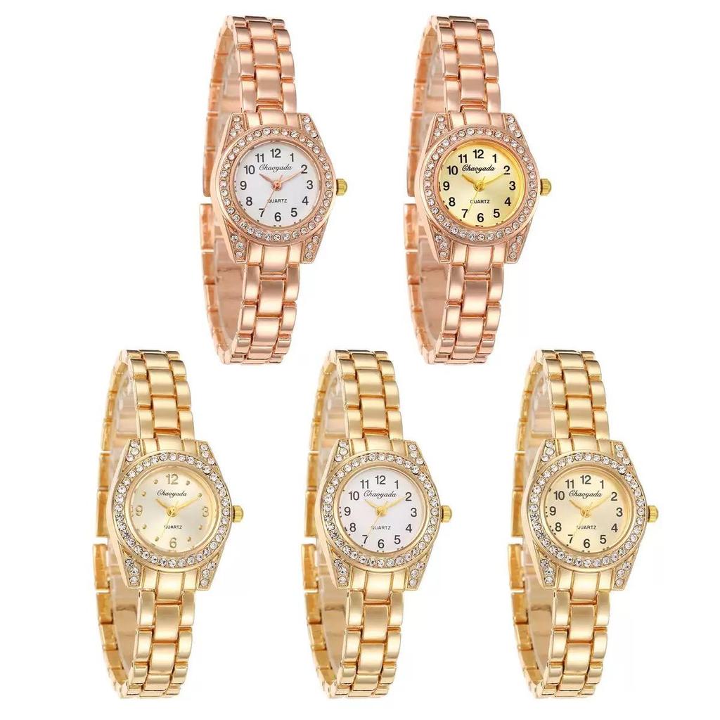 Women  Luxury Quartz Watch Vintage Diamond Stainless Steel Reloj Mujer Girls Clock Ladies Wristwatch