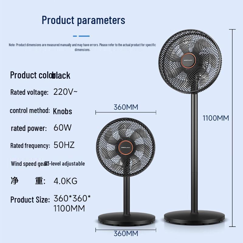 Royalstar 7-Blade Oscillating Pedestal Fan