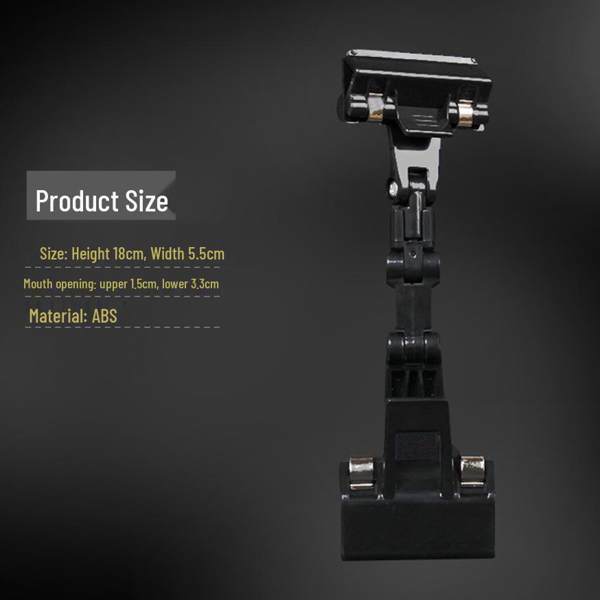 Doppelköpfiger Regaletikettenclip für Preisschilder in Supermärkten