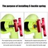 1/5Pairs Enhanced Hinge Clip Spring C-Buckle For Folding Bike Small Foldable Bike Rotating Handle Hardware Accessory