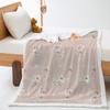 2D Digital Printed Cover Blanket Elegant Vintage Floral Thickened Lamb Fleece Crystal Plush Blanket