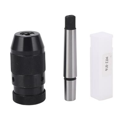 1 To 13mm B16 Keyless Self Tighten Drill Chuck with MT2 B16 Extension Bar for Lathes Drilling Machin
