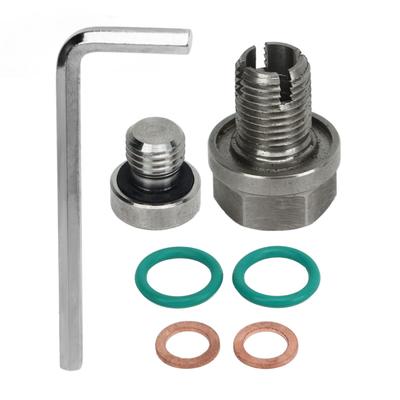 Oversize Piggyback Oil Drain Plug Stainless Steel Self-Tapping Oil Pan