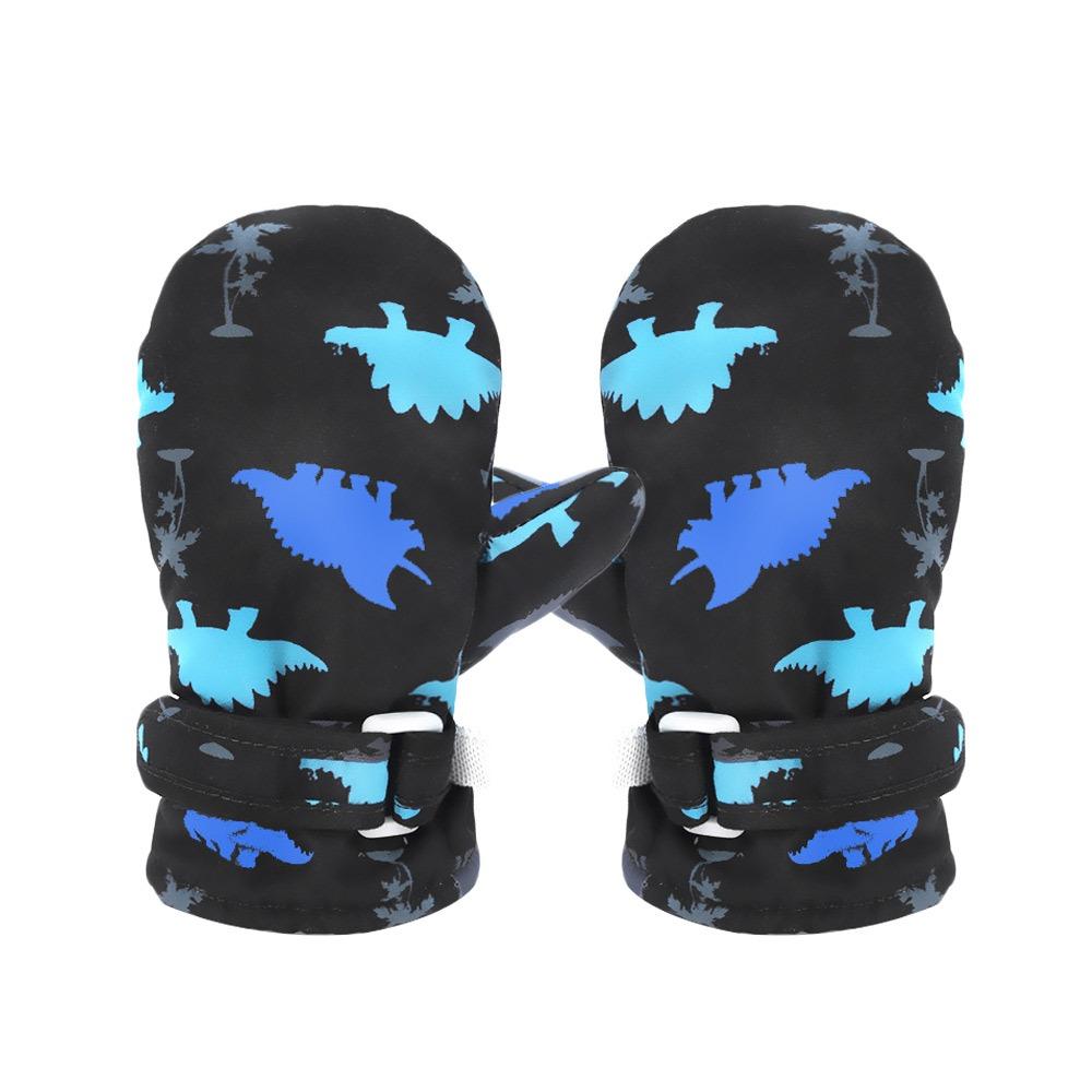 4-8 Years Windproof Children Skiing Gloves Waterproof Mittens Winter Warm Gloves  for Kids Toddler