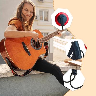 Bass Guitar Pickups Electric Pickup For Acoustic Guitar Bass Ukulele Violin Banjo Tuner For Performance Recording Players