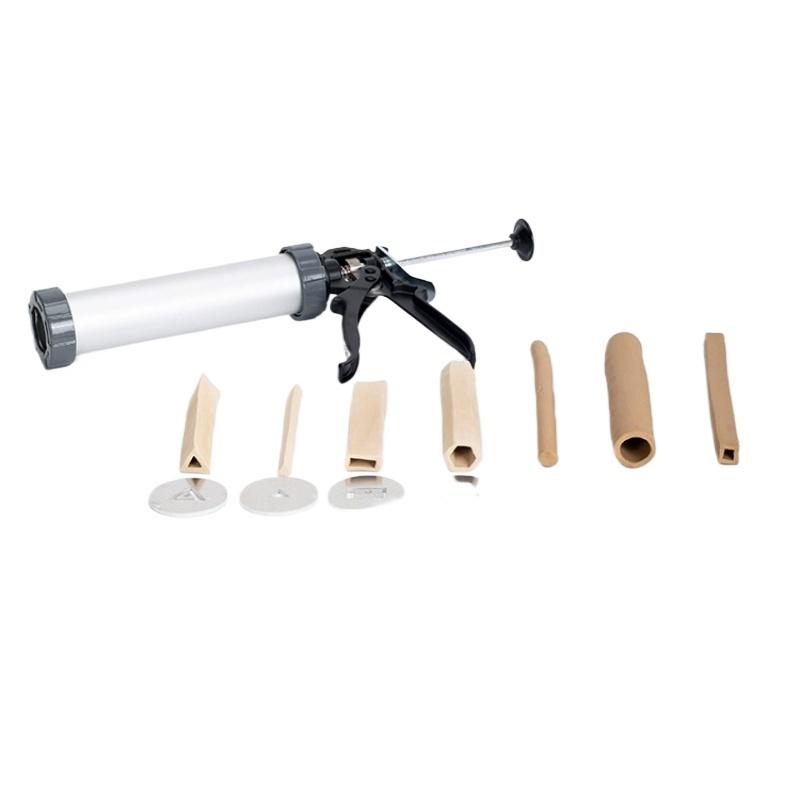 Grande Pistola Estrusore Manuale per Argilla con Ugelli Intercambiabili - Strumento Professionale per Ceramica per Scultura Precisa dell'Argilla