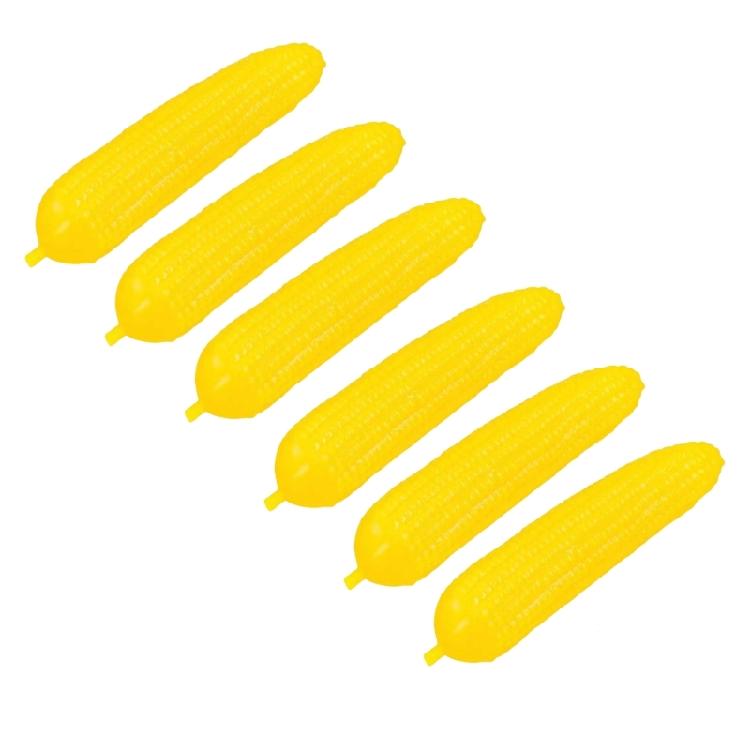 6Pcs Artificial Corn Realistic Corns Models Kitchen Vegetable Decoration for Display Home Decoration Photography
