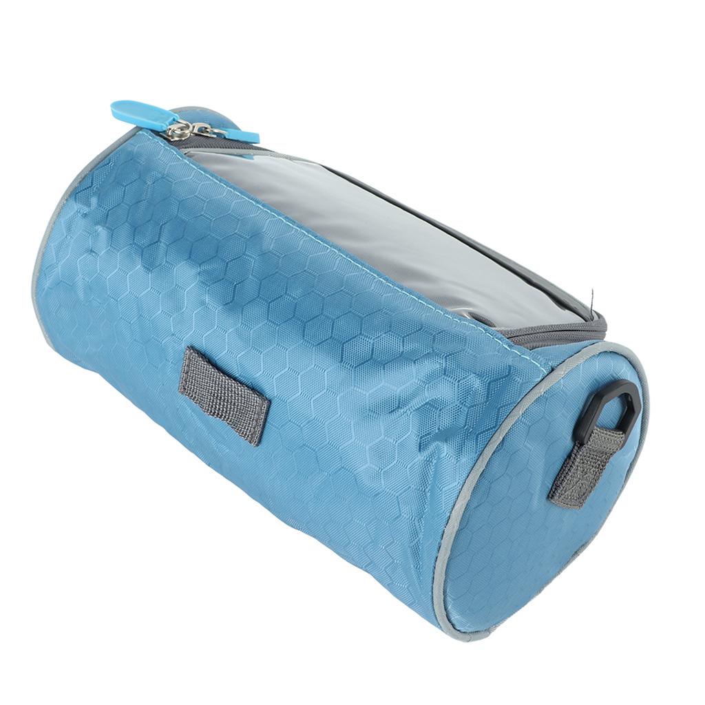 Waterproof Bicycle Handlebar Bag Cycling Front Storage Bag with Detachable Shoulder Strap for
