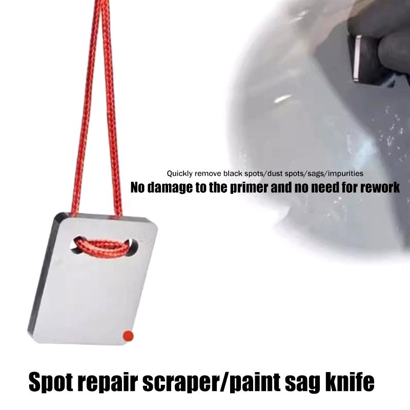 Car Polishing Scraper Paint Spot Repair, Sagging Clear Coat Removal, Surface Stain Cleaning, Film Polishing Repair Scraper Tools 1Pcs
