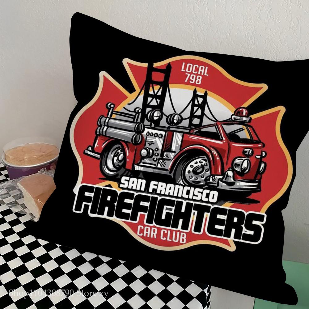 1pc Cartoon Car Pillow Case Square Bedroom Sofa Leisure Comfort Cushion Car Living Room Home Decoration