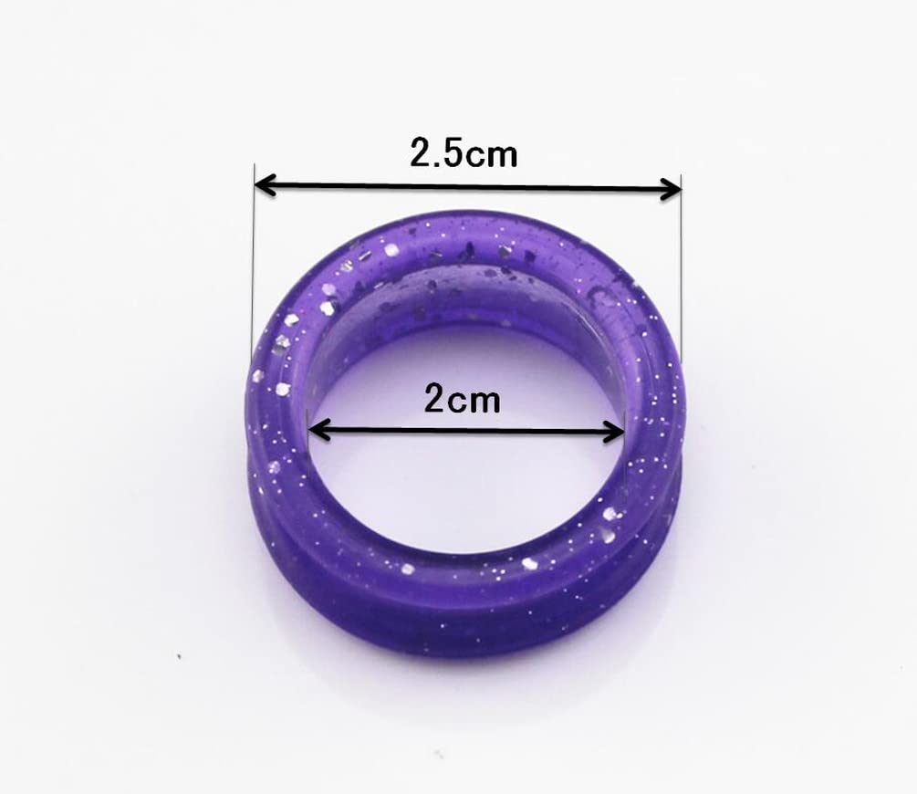 Scissor Ring Scissors Finger Hole Adjustment Ring Silicone 8 Colors 16 Pieces Set for Trimmers Thinning Scissors Professional Hair Cut Hairdressers,