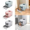 Cat Litter Box with Lid Foldable