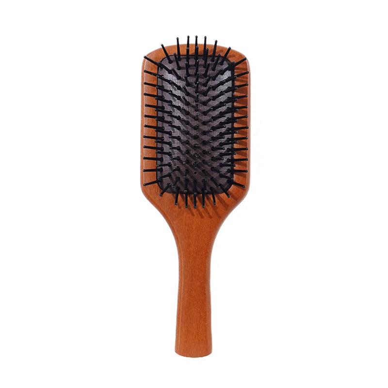 

For Massage Comb Gasbag Anti Static Hair Air Cushion Wooden Hairbrush Wet Curly Detangle Hair Brush Hairdressing Styling S