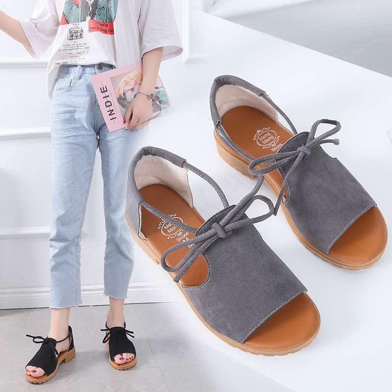 Sandals Women's Summer Flat 2025 New Korean Version Fashion Simple Student Versatile Sports Straps Women's Shoes Sandals Women's