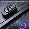 Type-C Super Fast Charging Extension 66W Multifunctional Mobile Phone Charging PD QC3.0 Car Charger Rear USB Interface