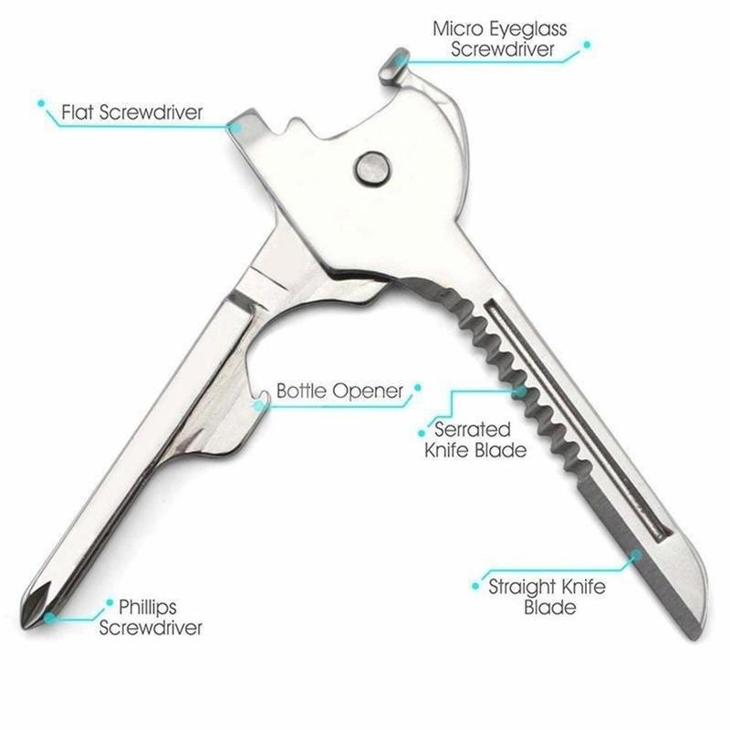 Camping Travel Outdoor Survival Tools Tactical Key Tool