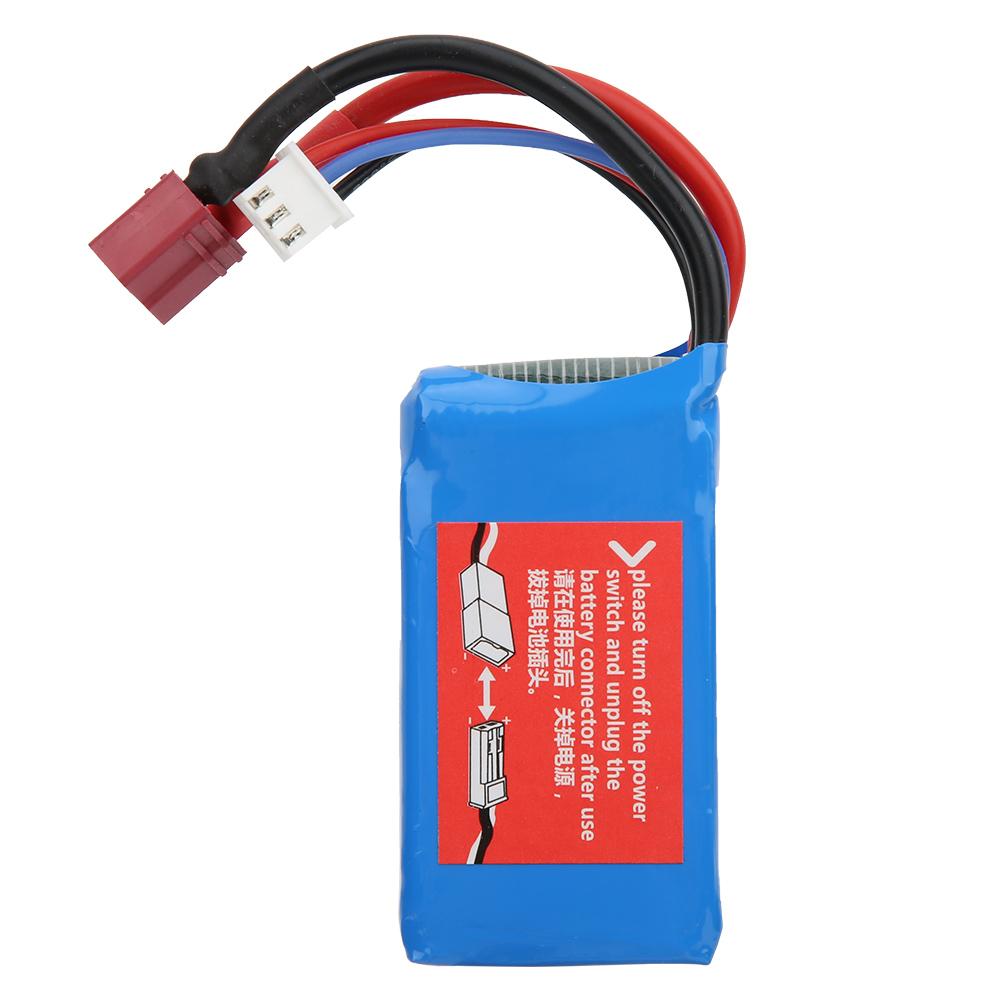 

Акумулятор 7.4V 1500MAH для радіокерованих іграшок підходить для WLtoys A959B A969B A979B K929B Радіокерований автомобіль
