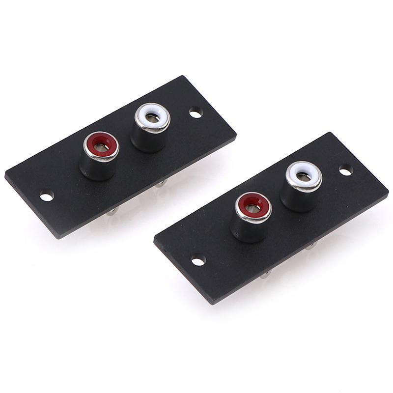 2 ks 2cestná RCA měděné jádro vysokoteplotně odolná audio zásuvka AV adaptér