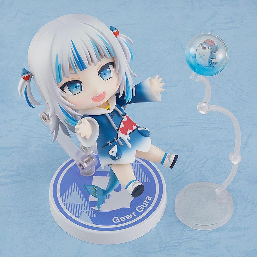 

New Q Version Nendoroid Cute Shark Girl 1688 Action Figures Interchangeable Face Doll Model Toys Collection Desktop Ornament
