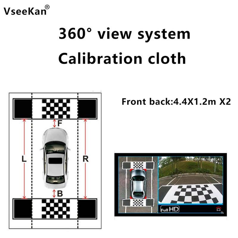 Automatyczne uzupełnianie Kalibracyjna ściereczka do systemu obrazu panoramicznego 360° w samochodzie ściereczka do debugowania