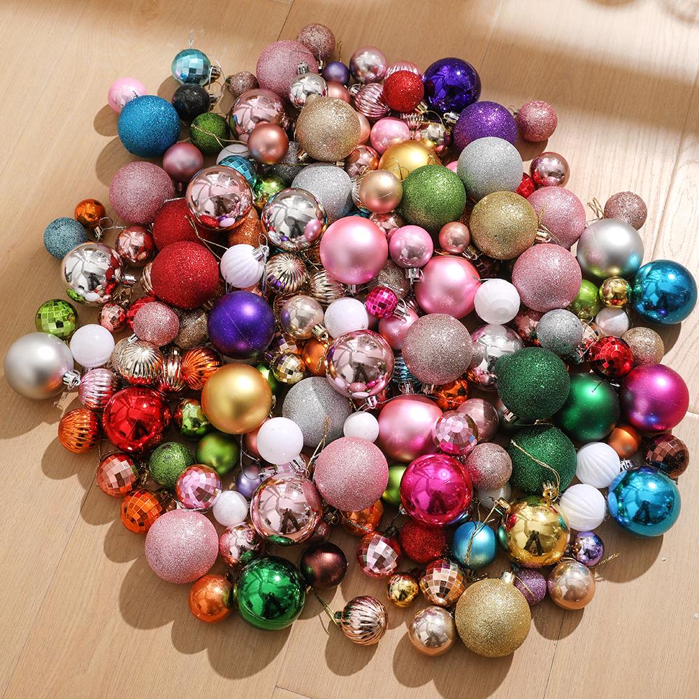 10/20/30/50/100Pcs Merry Christmas Decoration Ball Hanging Christmas Tree Pendant for Home Decor New Year 2026 Navidad Supplies