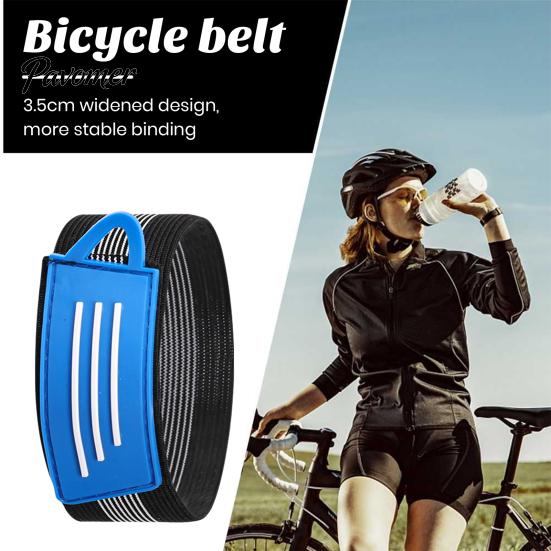Adjustable Elastic Band Leggings For Bike Riding 2Pcs Ankle Leg Wrap Cycling Safety Bind Pants Bands Extra Wide Secure Strap Stretchable for