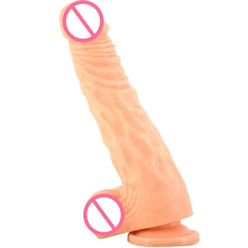 9.5 Inch Long Realistic Big Dildo Woman Masturbator Toys Female Personal Massager with Suction Cup Soft Stimulator Adult Produc