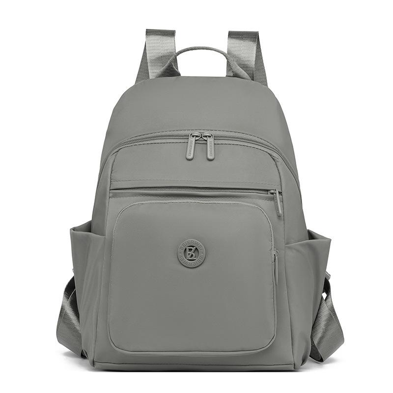 Schoolbag1011 New Women's Backpack, Nylon Cloth, Korean Style, Fashionable, Minimalist, Large Capacity, Multifunctional Casual Travel Backpack
