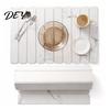 Fast Drying Kitchen Accessories Diatomaceous Dish Mat, Collapsible Absorbent Drain Pad, Countertop Pad Heat Resistant Multipurpose for Practical Gift