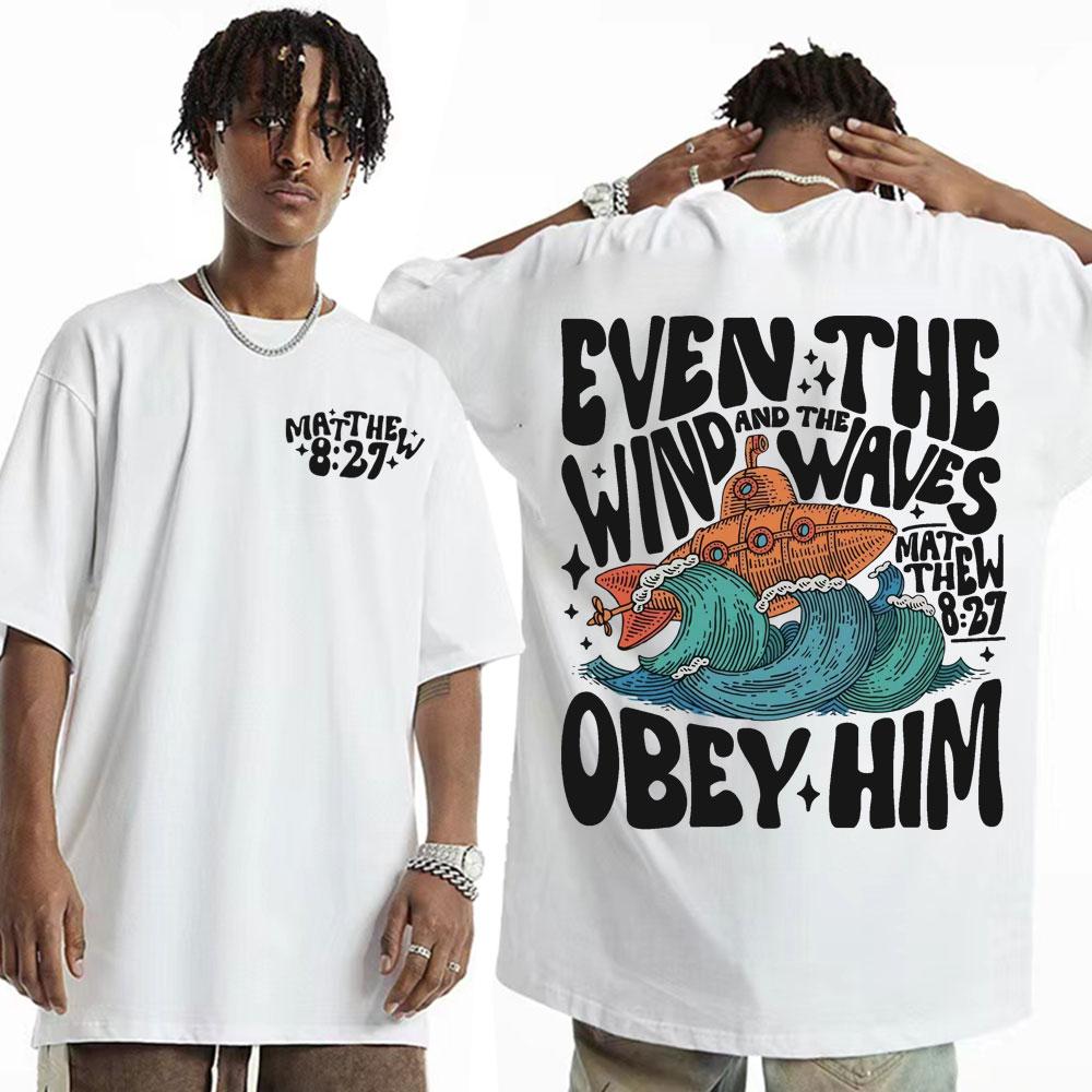 Large Cotton Men's Go Make Disciple Christian Street Wear T-shirt Retro Bible T-shirt Fashion Aesthetics Short Sleeve T-shirt