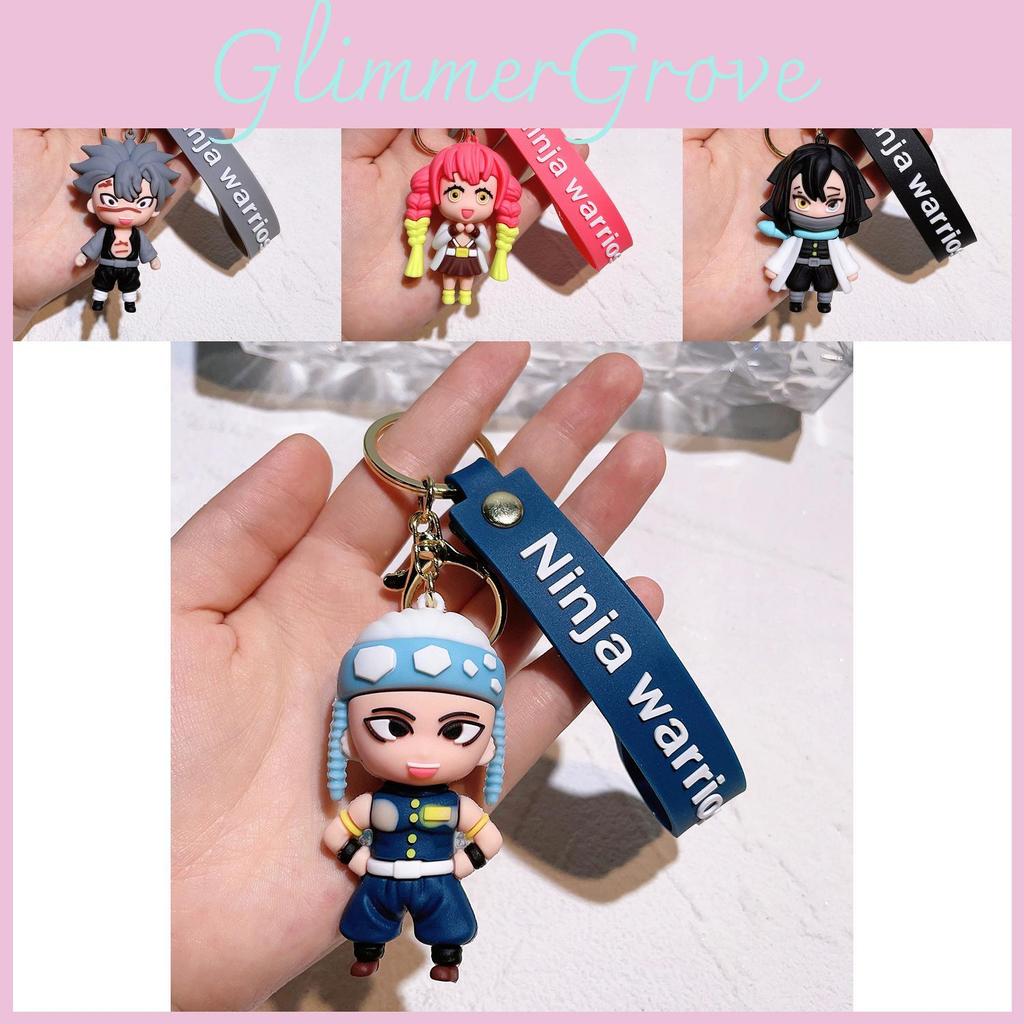 Cute Demon Slayer Key Ring Figurine Bag Charm For Men Women And Kids