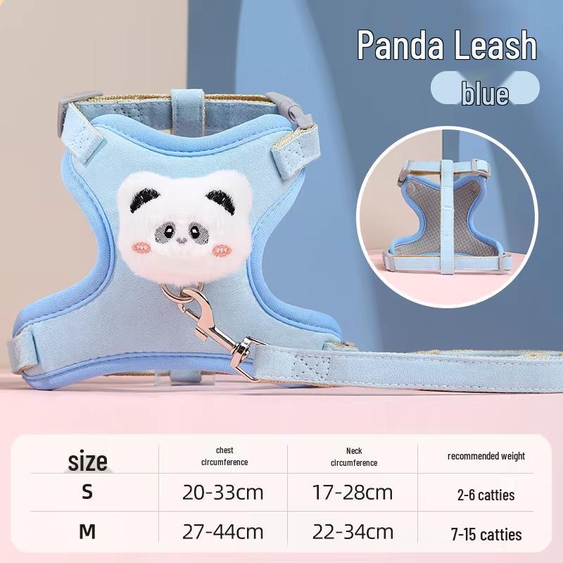 Adjustable I-shaped Cat Harness and Leash - Escape-proof, Cute, Kitten and Cat Walking Set