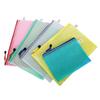 Bingyu Zipper Transparent Waterproof Stationery Storage Bags (10-Pack)