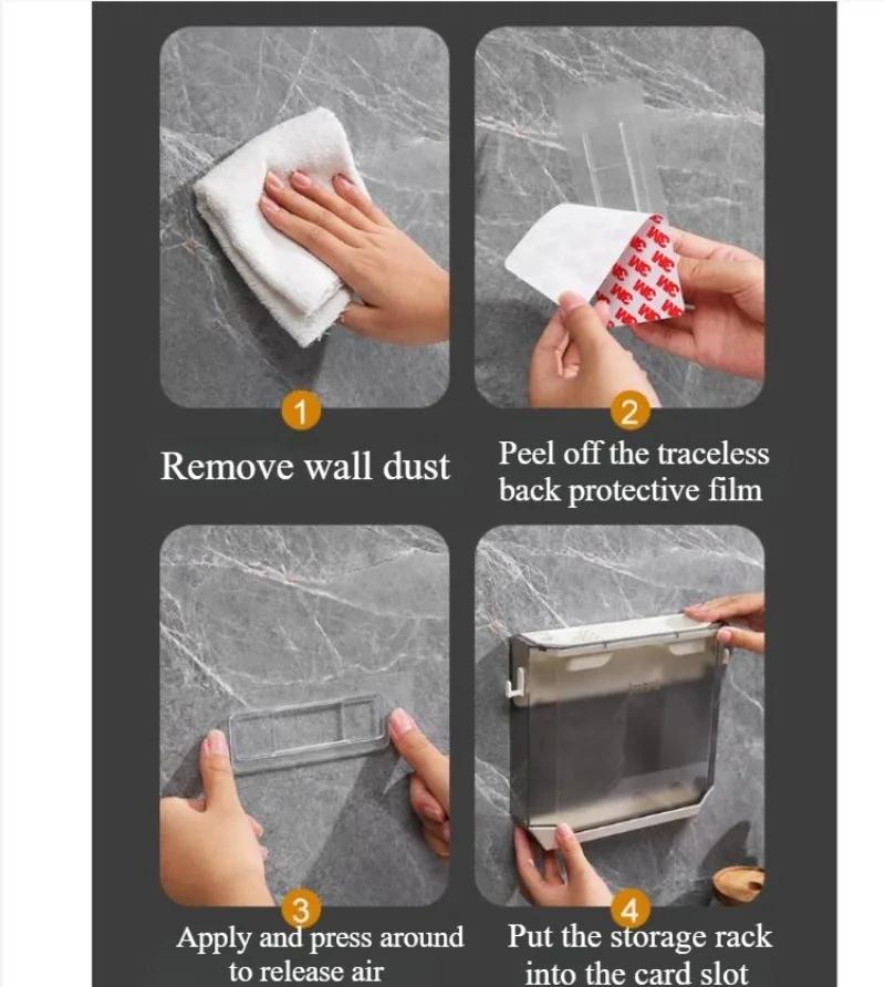 Wall Mounted Knife Holder Kitchen Accessories Knife Holder Storage Organization Kitchen Knives Set Support Tool Knife Stand