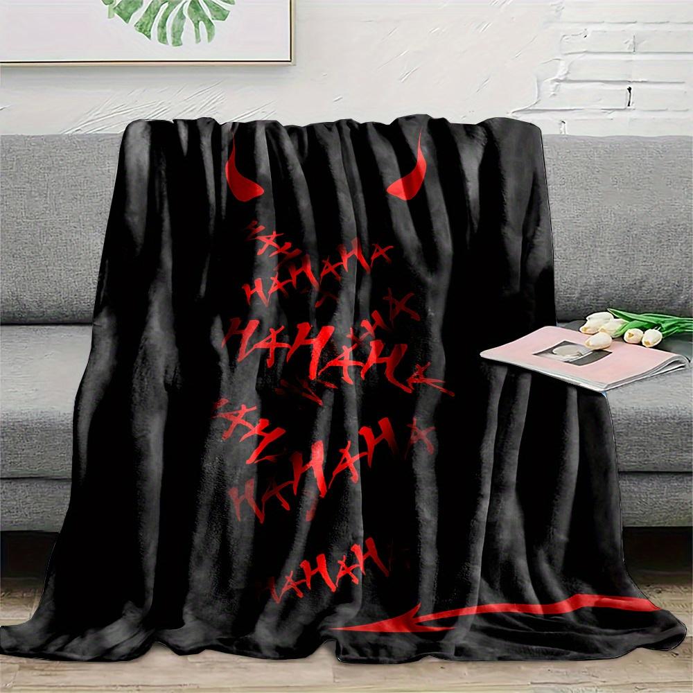 

Devil Smile Flannel Blanket – Soft Reversible Throw – Machine Washable All-Season – Perfect for Bed Sofa Camping 130x150cm51x59in