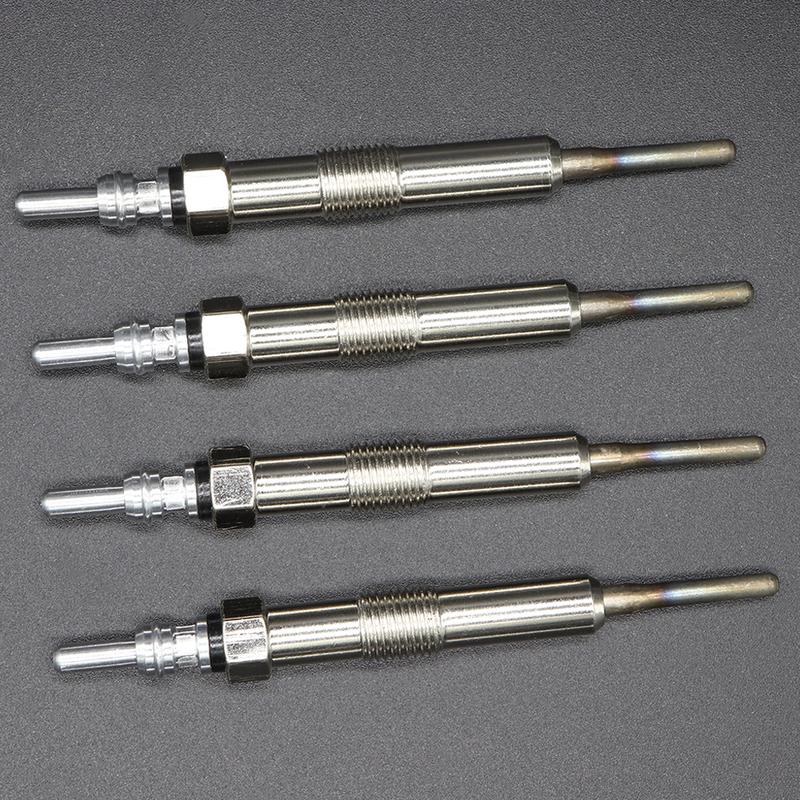 4pc for Dacia Duster HS 2010-2017 HM Logan 4.4V Diesel Heater Nickel Plating Glow Plug Accessories Parts 110654876R 110655687R