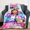 Custom Name Fantasy World Adventure Party Blanket For Couch Bed Plush Cozy Fuzzy Blanket Super Soft Warm Blankets For Fall And Winter 0916233