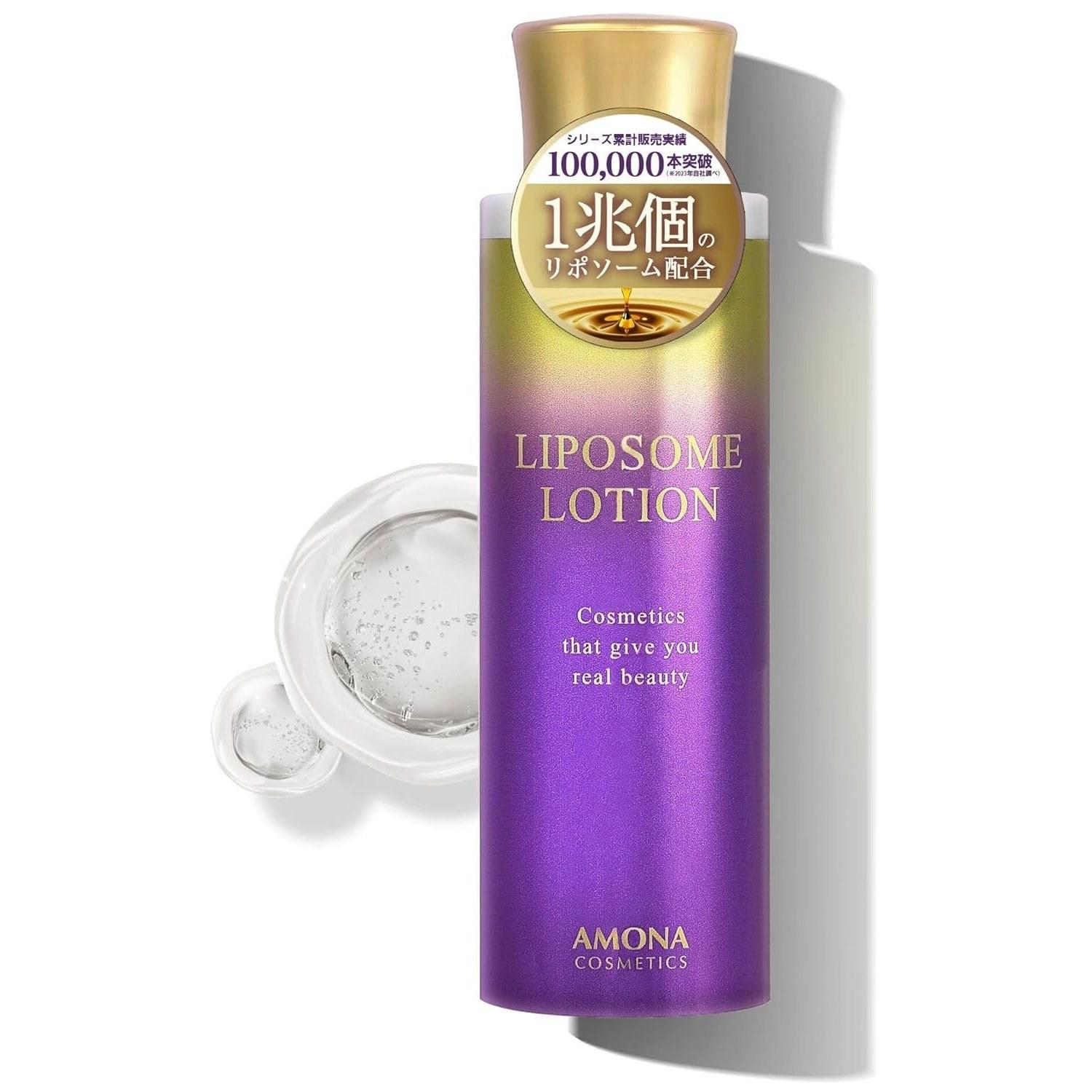 AMONA 1 trillion liposome toner ceramide CICA vitamin C derivative hyaluronic acid collagen anti-aging care additive-free made Japan 150ml