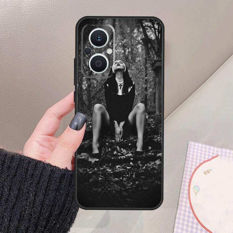 Sister Style Nun Sexy Girl Funda For OPPO Reno 10 11 12 13 14 Pro 8 7 Lite 11F 12F 13F 14F OPPO Find X8 X5 X6 X9 Pro Case