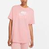 Nike Air Logo Casual Sport Short Sleeve T-Shirt Women Tops Pink CZ8615-630