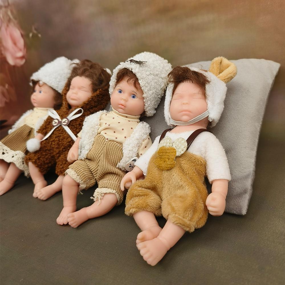 Micro Preemie Full Body Silicone Baby Doll Girl & Boy Lifelike Reborn Doll Surprice Children Anti-Stress