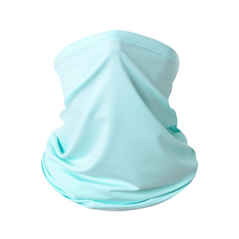 Summer Outdoor Cycling Milk Silk Face Mask: Sun Protection Neck Gaiter, Multifunctional Headscarf, Neck Warmer