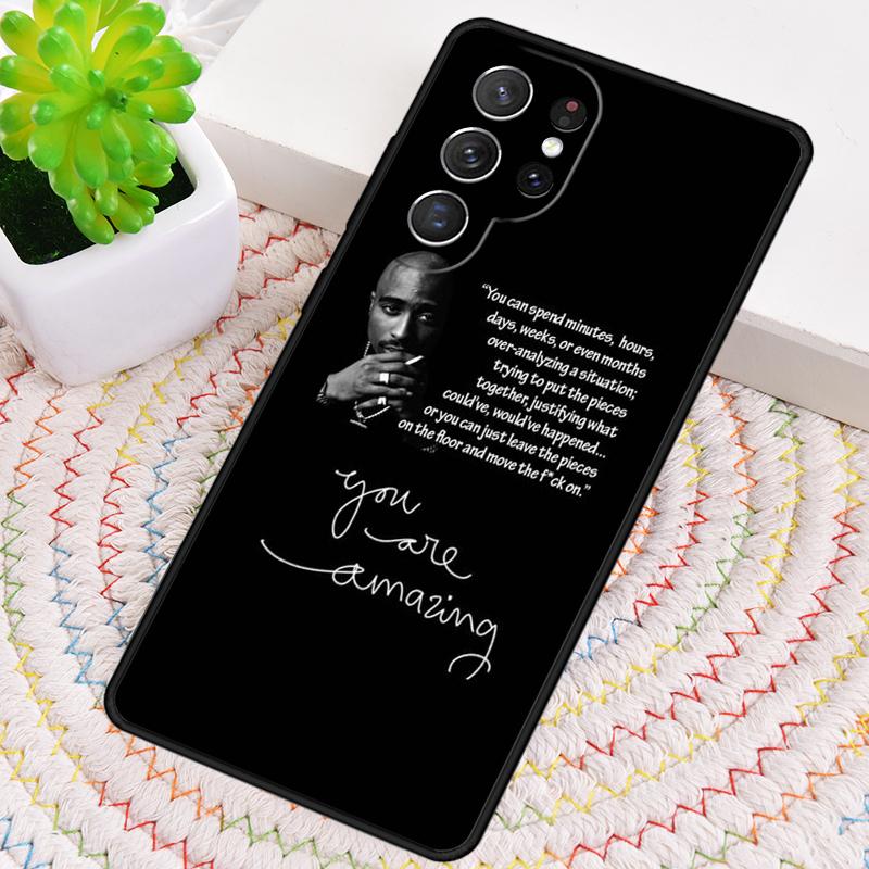 Rapper 2pac Sänger Tupac Handyhülle Für Samsung Galaxy note 10 pro S26 S25 S24 S23 S22 Ultra Plus S21 FE S20 Stoßfeste Hülle