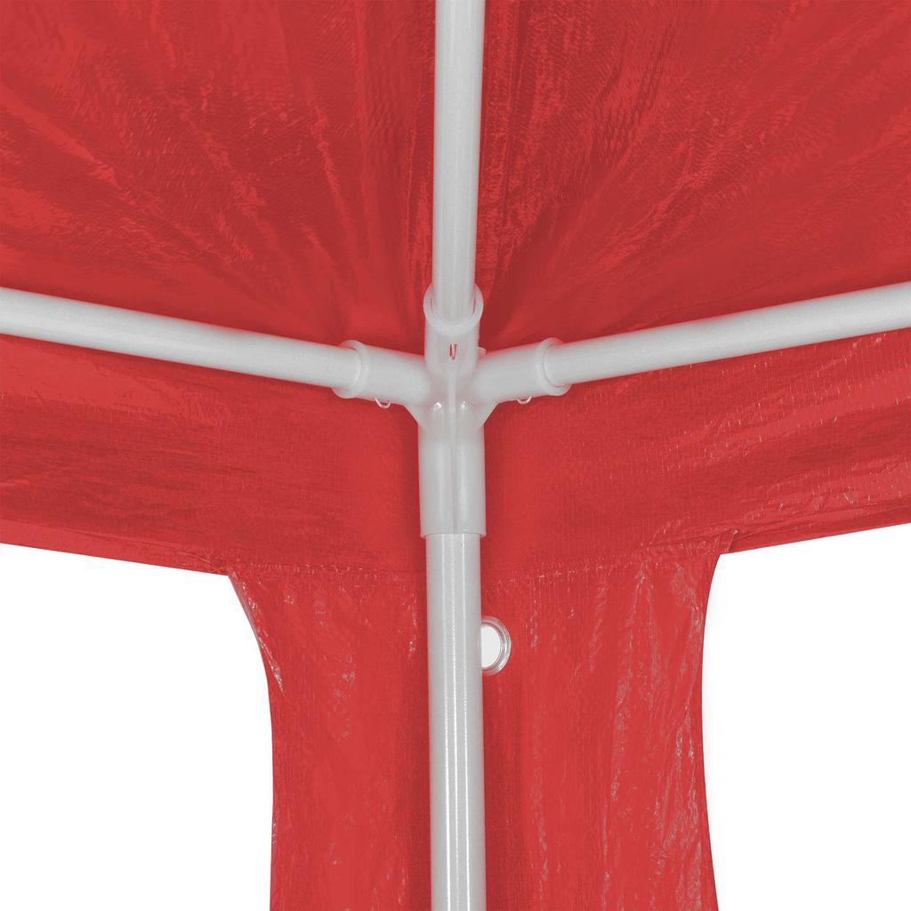 Red Party Tent 1200 X 300 X 255 Cm PE and Steel