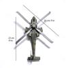 DIY Creative Military Series Building Blocks AH-64 attack helicopter F14 SU57 F22 Stealth Fighter Heavy Truck Model Toys For Boy