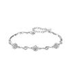 Exquisite Hexagram 925 Sterling Silver Bracelet for Women - Elegant Jewelry, Perfect Gift for Best Friend's Birthday