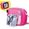 Instantní fotoaparát - HI TECH - PRINT CAM - BARBIE - Dvojitý fotoaparát, speciální efekty, okamžitý tisk