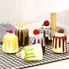1PC Artificial Fruit Cake Cookies Fake Food Decoration Photography Pro Food Simulation Cake Model Tea Table Decoration