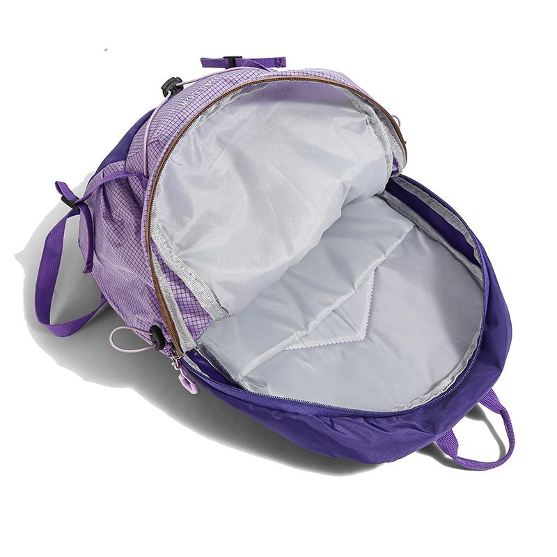 Color Block Backpack Unisex Commuter Large Capacity Lightweight Travel Backpack Student Schoolbag